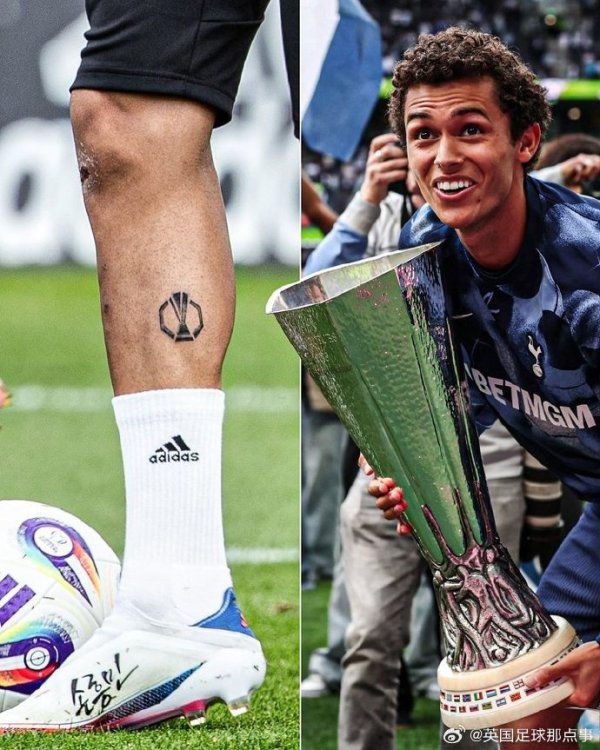 Johnson s new tattoo - UEFA Cup trophy 🏆
