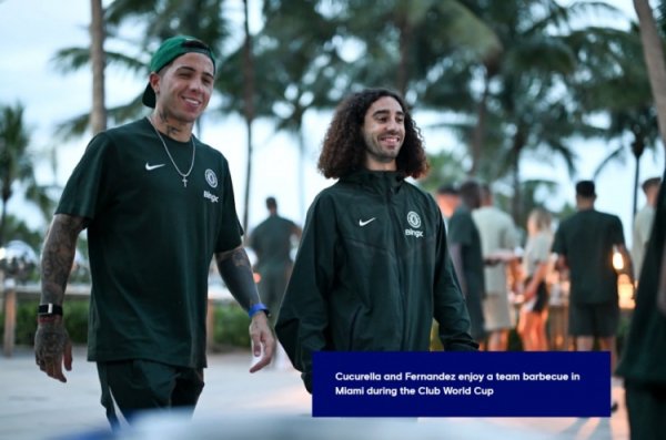 Kuku: Rees James is the first to go to the court during training. Enzo has the instinct of a forward