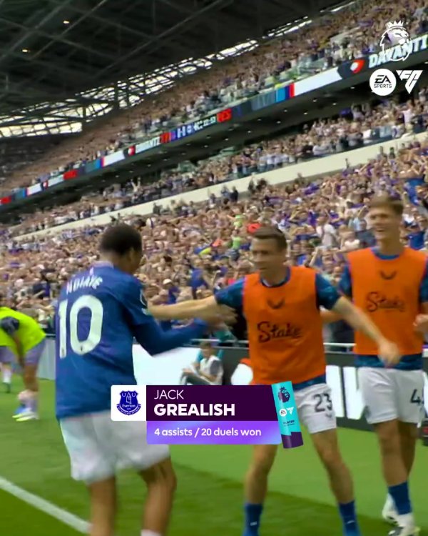 People move to live! Official: Gallish was elected Premier League s best player in August, leading the assist list in 3 games with 4 assists