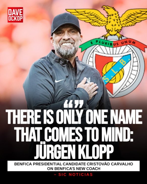 Benfica presidential candidate: I want to ask Klopp to coach. He once said that he wanted to coach one day.