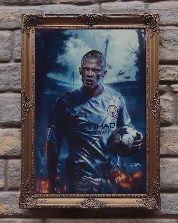 Haaland posted a Halloween video: I wish everyone a happy traditional festival every year