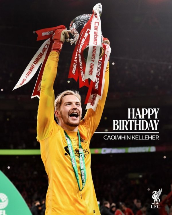 Liverpool wishes Kelleher a happy 27th birthday. During his tenure, he played 67 games and conceded 79 goals.